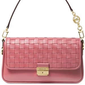 Michael Michael Kors Bradshaw Woven Leather Convertible Shoulder Bag